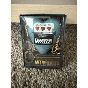 NEW Sealed Limited Edition I Love Us Art Hearts Demdaco 2014 Key in Box Mullan